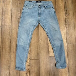Hollister Light Wash Blue Super Skinny Jeans